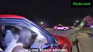 Fort Wayne police body cam captures shooting of suspect at traffic stop.